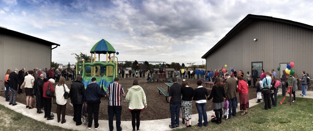 New Life Baptist Church in Davenport Playground Dedication