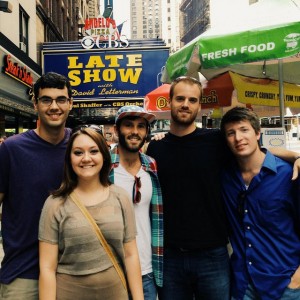  Austin Coleman (center, with hat) takes in some New York City sites with fellow student missionaries he served with during Summer 2013. The North American Mission Board student missionary initiative has seen explosive growth since NAMB gave it a top-to-bottom redesign in 2012. Photo provided by Austin Coleman. Used with permission.