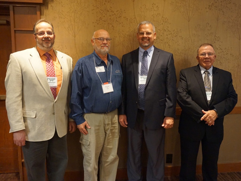 2015 BCI Officers (left to right) Secretary Jerome Risting, Second Vice President Ken Kraft, First Vice President Ken Livingston and President Lloyd Eaken