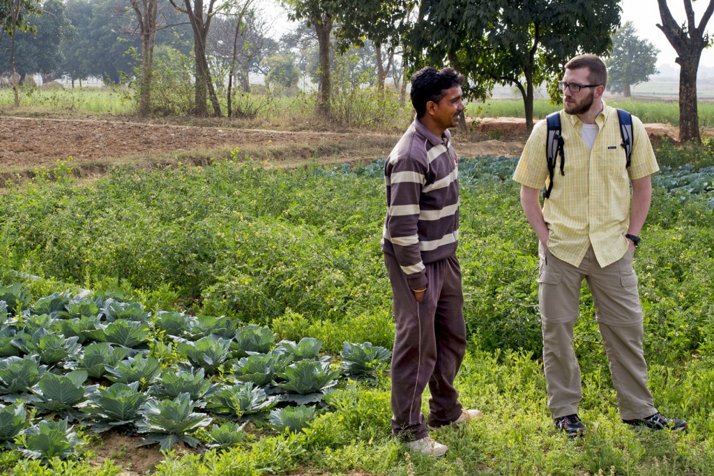 A South Asian man shows Owen Shephard* his field of mustard. The Missouri pastor and his new friend spent a few hours getting to know each other and sharing stories. This was the first time the man had ever heard of Jesus. IMB Photo