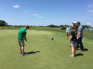 In the midst of crazy weeks of ministry, the interns got a chance to blow off some steam practicing their putting skills. Joel Vint, Family Pastor, gave lessons to those who hadn’t been golfing much before. These outings were great for team bonding and lots of laughter.