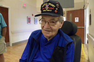 Jimmy Connelly, after returning from World War II, became a leading churchman in St. George, S.C. He died March 26 of this year at the Veterans’ Victory House in nearby Walterboro. Photo by J. Gerald Harris