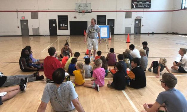 Twelve kids choose to trust in Christ at Friendship Center Basketball Camp