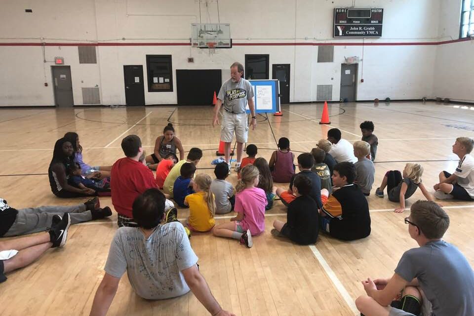 Twelve kids choose to trust in Christ at Friendship Center Basketball Camp