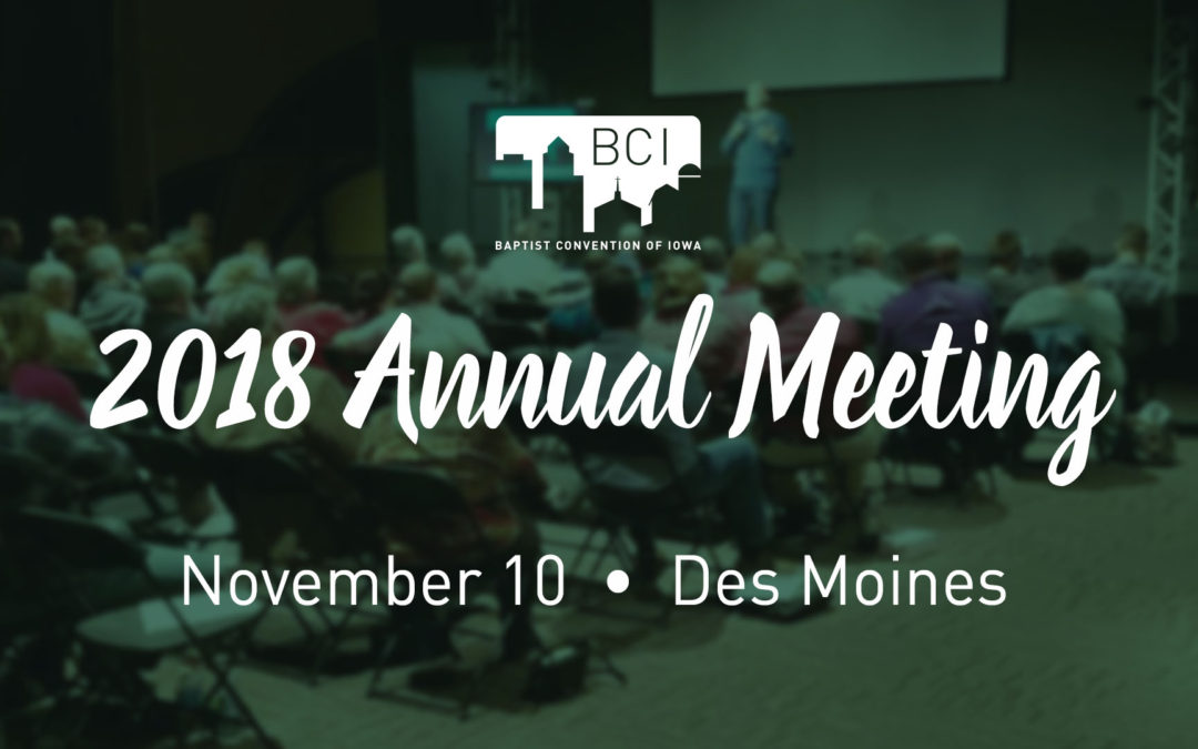 2018 BCI Annual Meeting – November 10