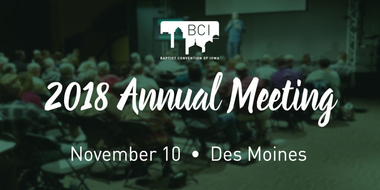 2018 BCI Annual Meeting – November 10