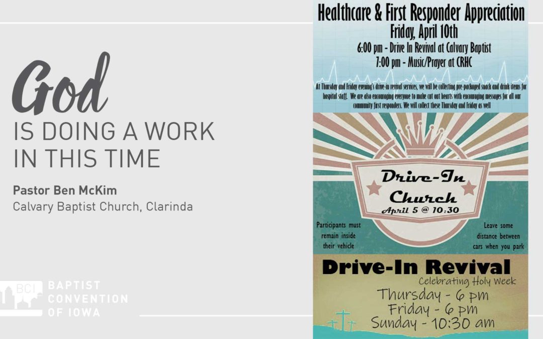 “God is doing a work in this time”