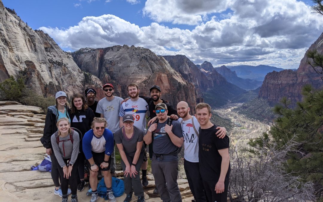 Salt DSM treks to Zion National Park