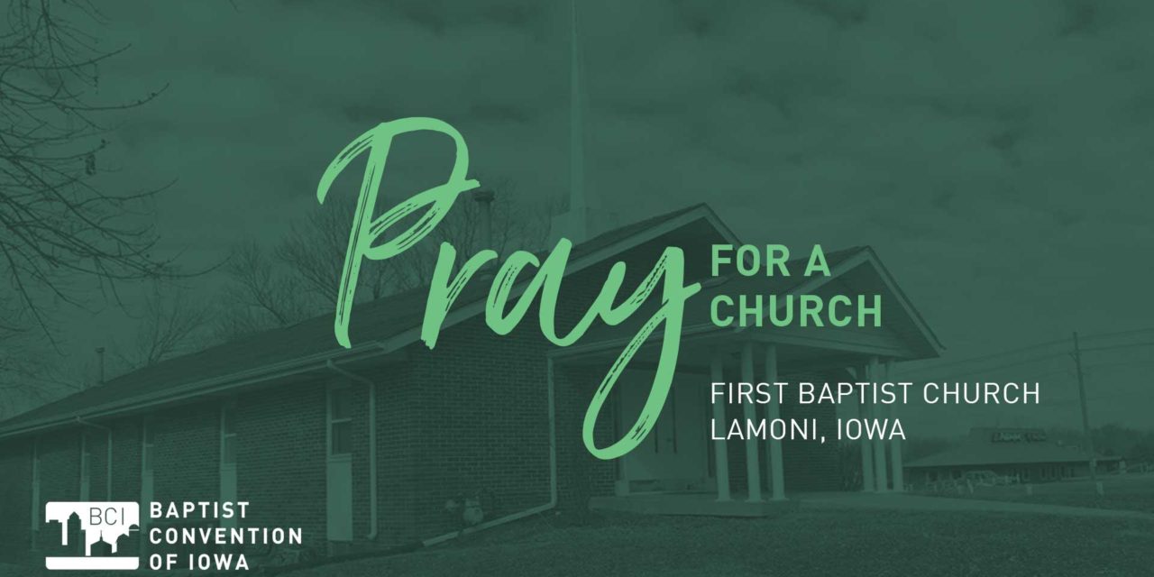 Pray for First Baptist Church, Lamoni