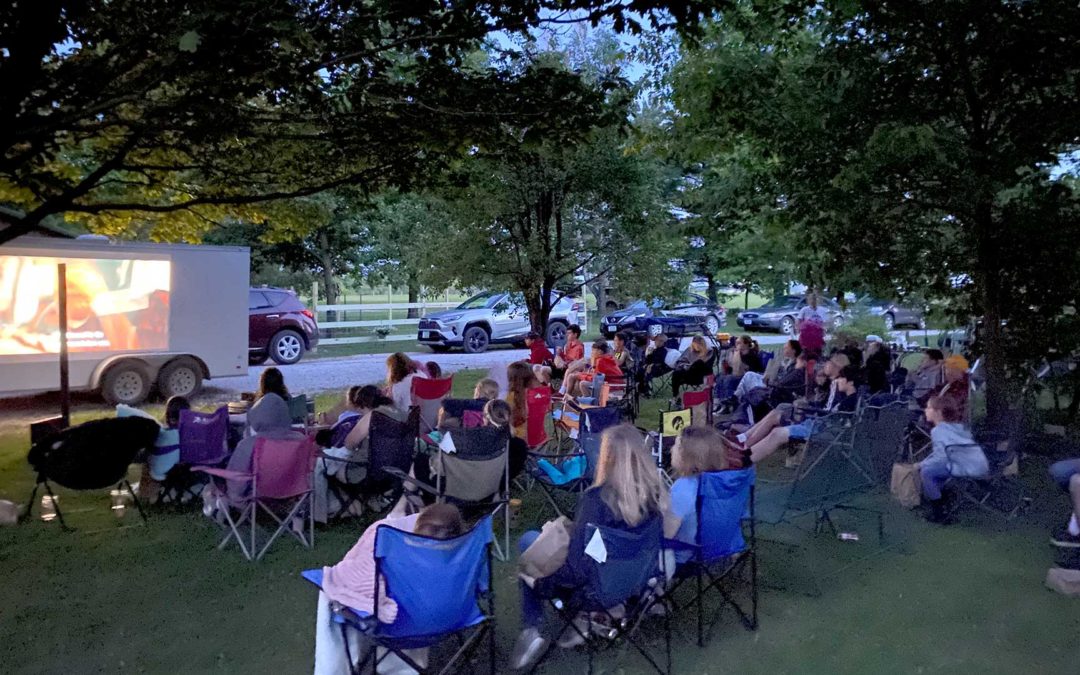 Reaching students through “Campfire Movie Night”