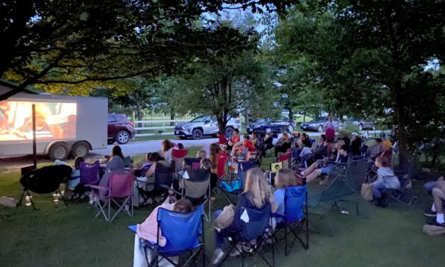 Reaching students through “Campfire Movie Night”