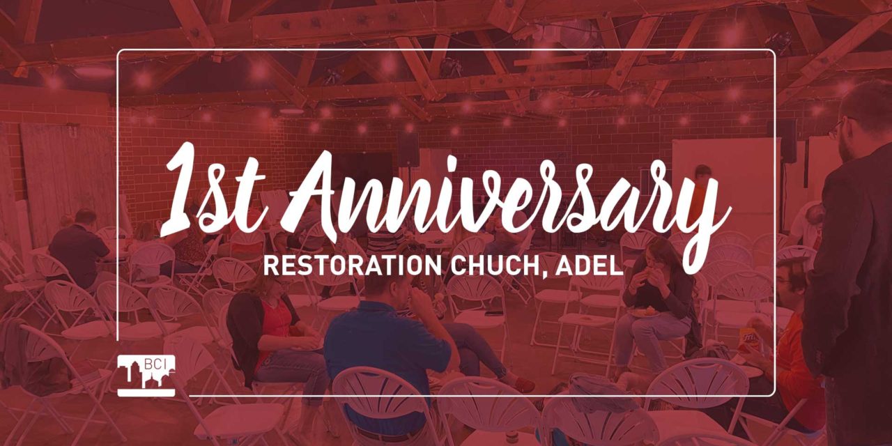 1st Anniversary of Restoration Church in Adel