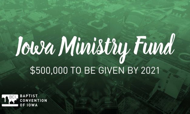 Did you know that by next summer we will have given $500,000 through the Iowa Ministry Fund?