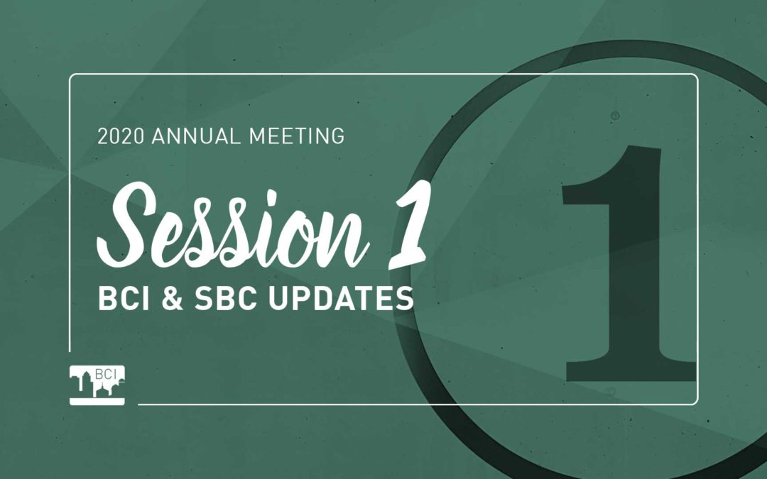 2020 Annual Meeting – Session 1