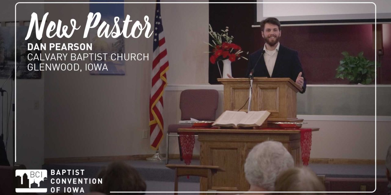 New Pastor in Glenwood – Dan Pearson