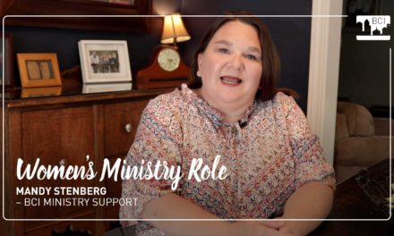 New Women’s Ministry Support Role – Mandy Stenberg