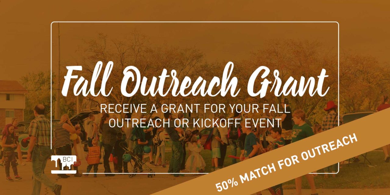 Receive Up to $1,000 for Fall Outreach Events