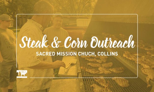 Steak & Corn Outreach at Sacred Mission, Collins
