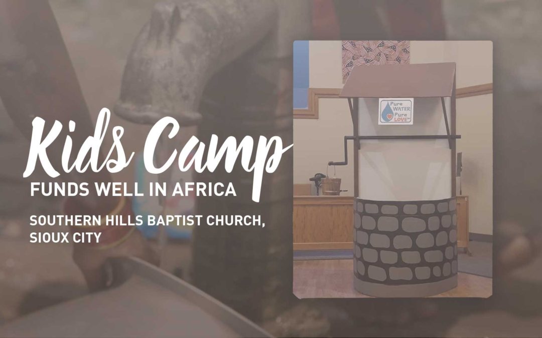 Southern Hills Kids Camp Funds Well in Africa
