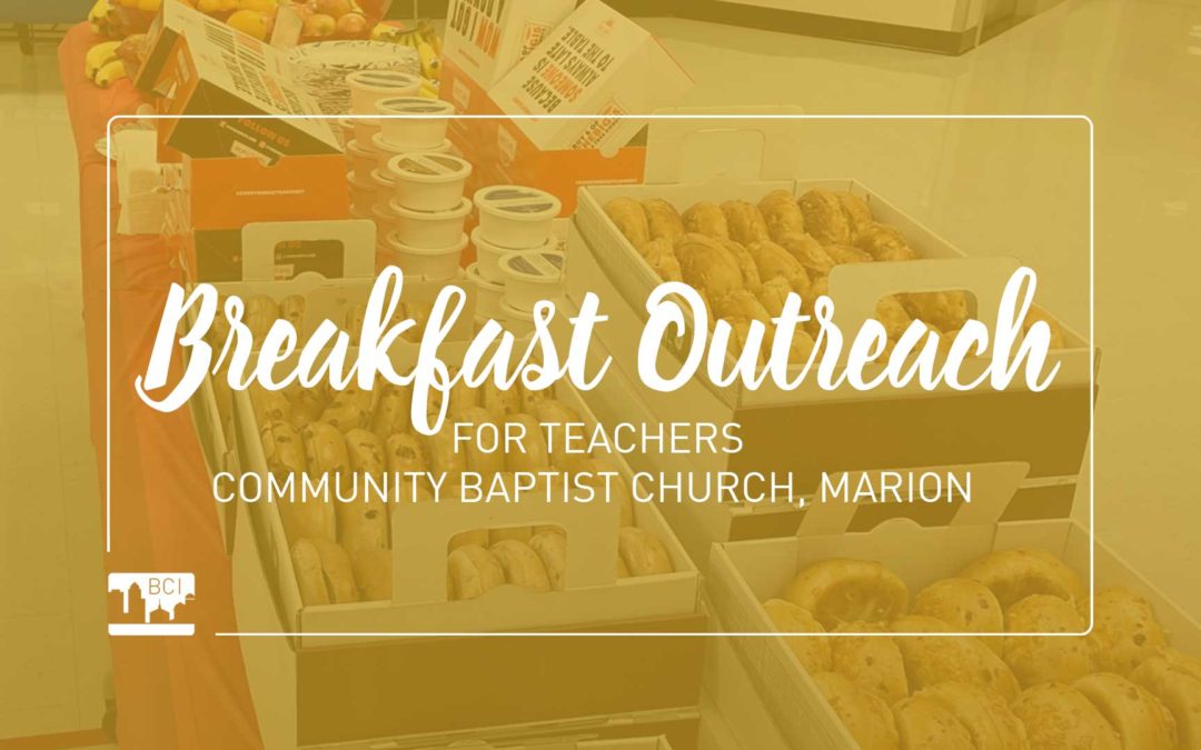 Breakfast Outreach for Teachers in Marion