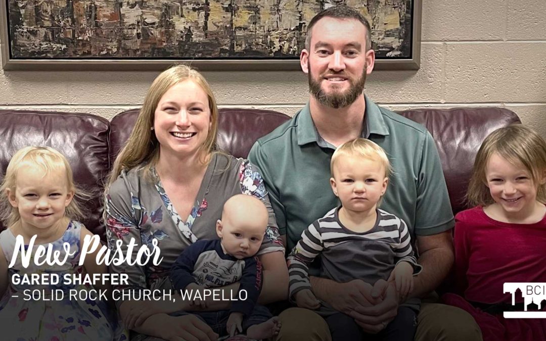 New Pastor: Gared Shaffer