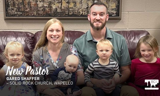 New Pastor: Gared Shaffer