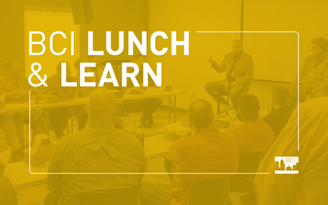 New Event – BCI Lunch & Learn