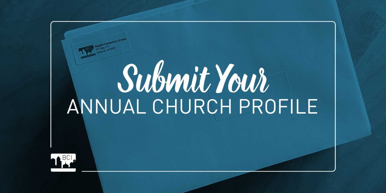 Submit your Annual Church Profile