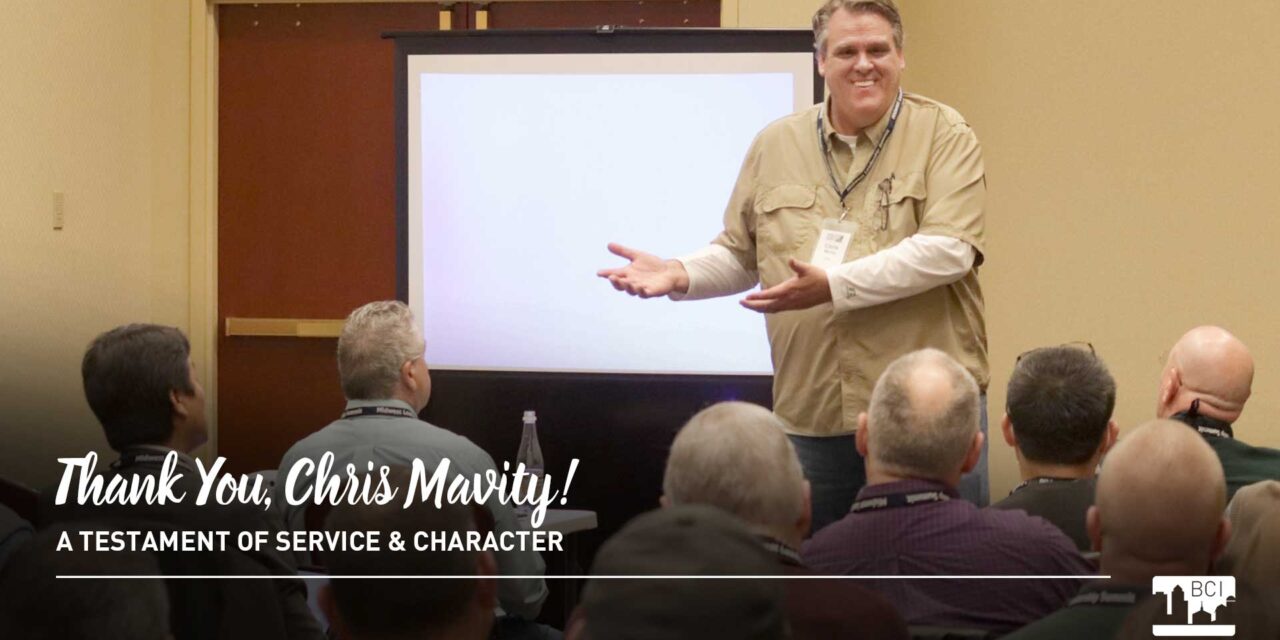 Thank You, Chris Mavity! – A Testament of Service and Character