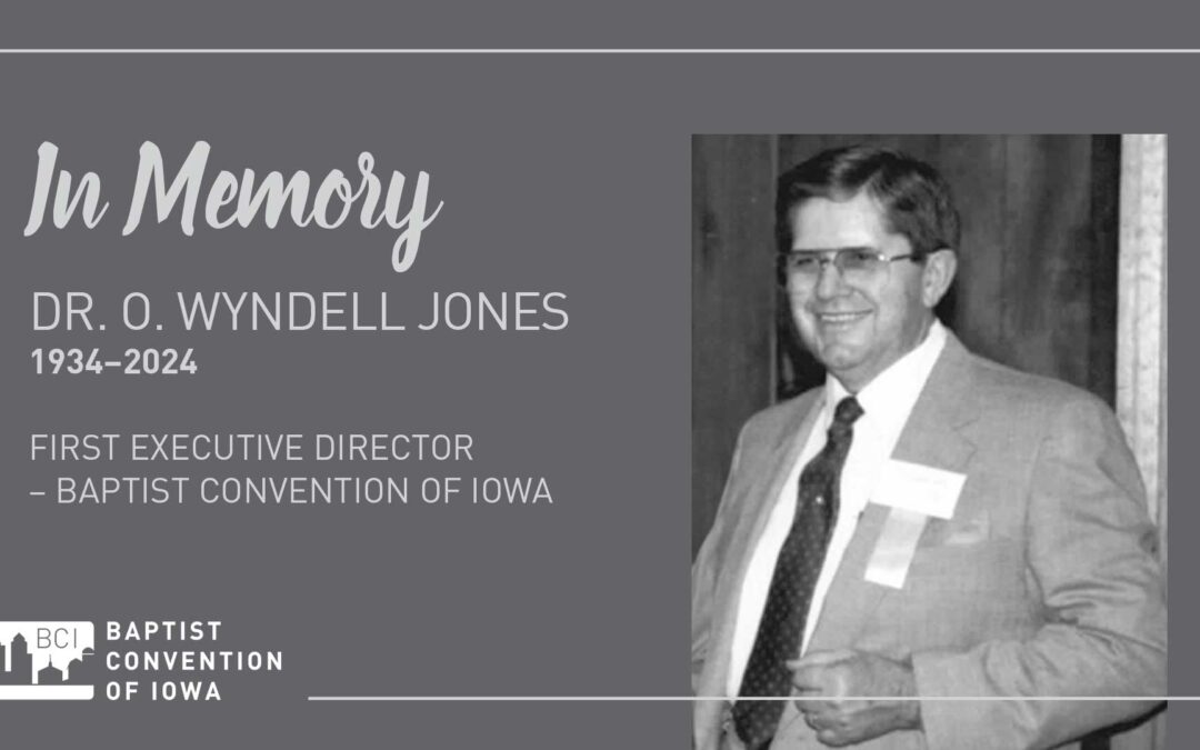 In Memory – Dr. O. Wyndell Jones