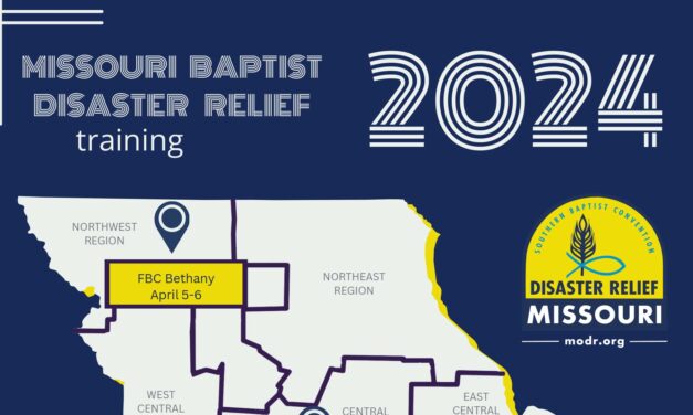 Disaster Relief Training – April 5-6 – Bethany, Missouri
