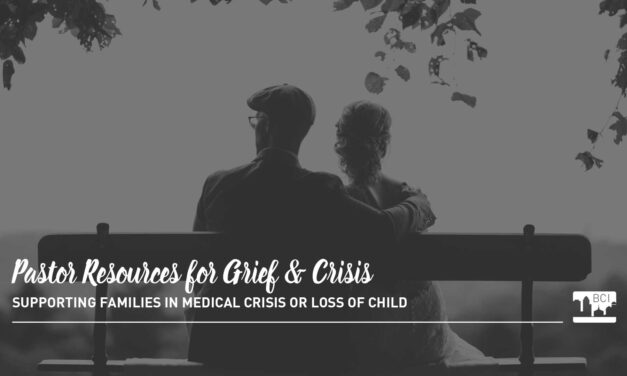 Pastor Resources on Loss of Child