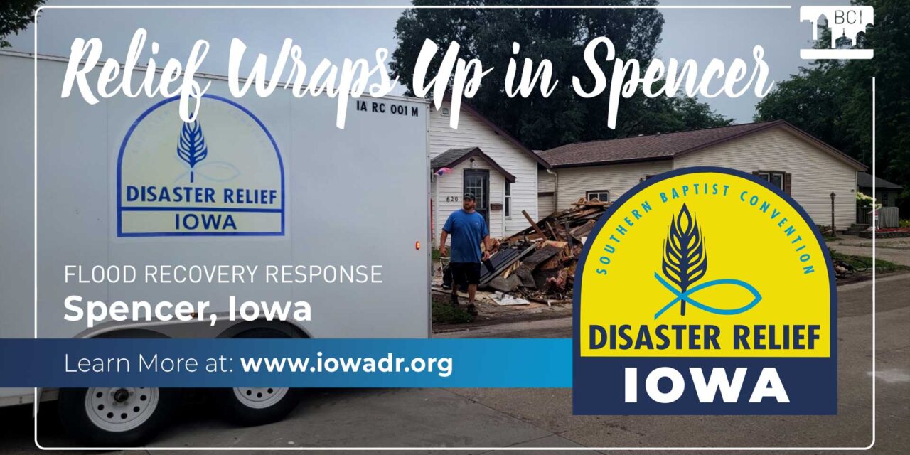 Wrapping Up Disaster Relief in Spencer