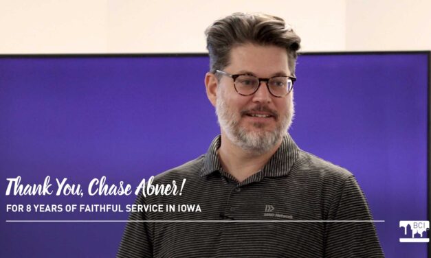 Thank You, Chase Abner, for 8 Years of Service