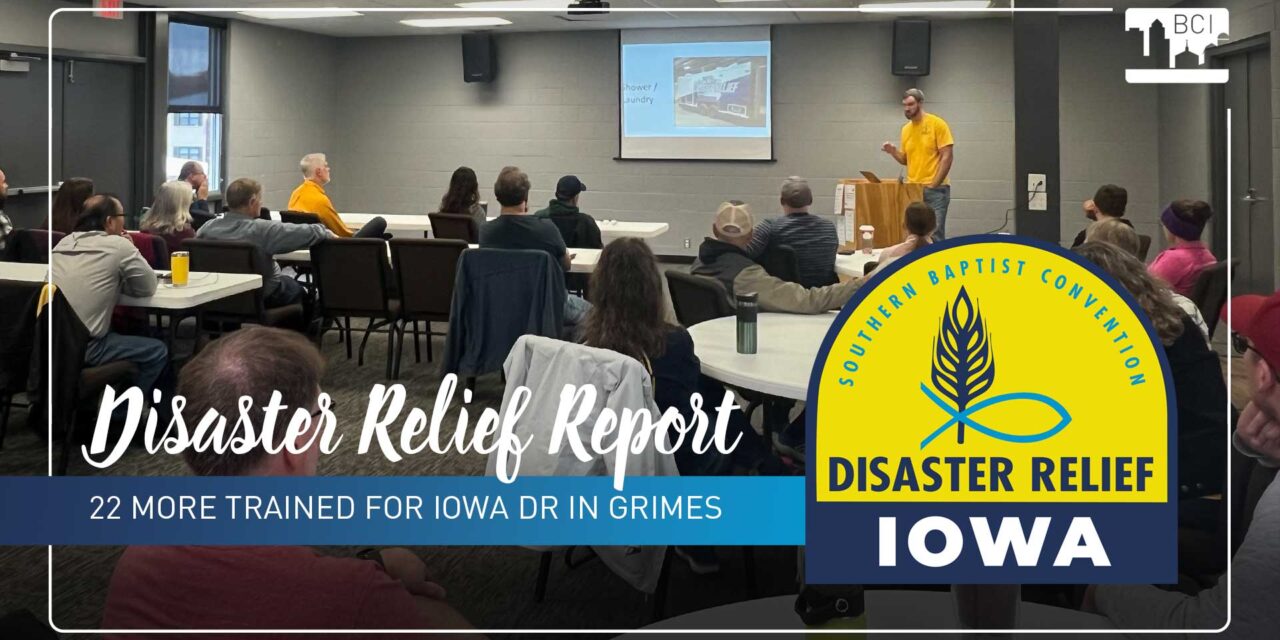 22 More Trained in Grimes for Iowa Disaster Relief