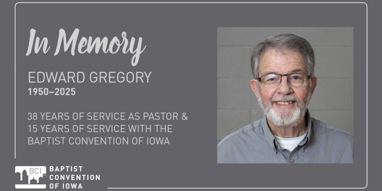 Honoring the Life and Legacy of Ed Gregory