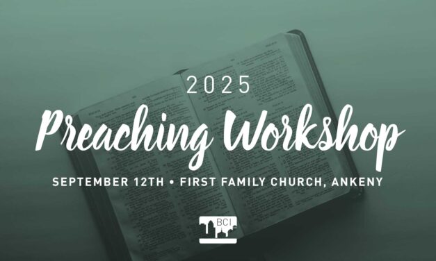 2025 Preaching Workshop – September 12th