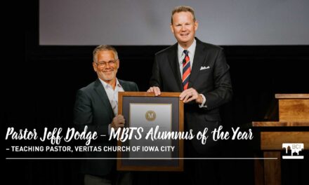 Jeff Dodge Awarded MBTS Alumnus of the Year