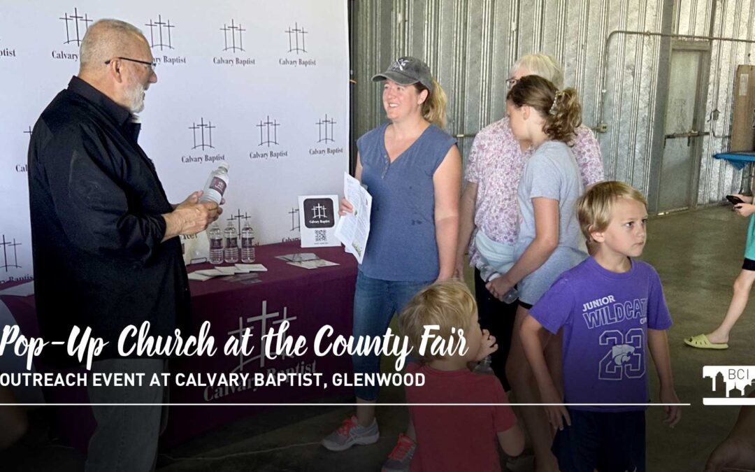 Pop-Up Church at the County Fair