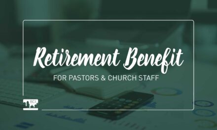 $15k Distributed for Pastors Retirement Benefit