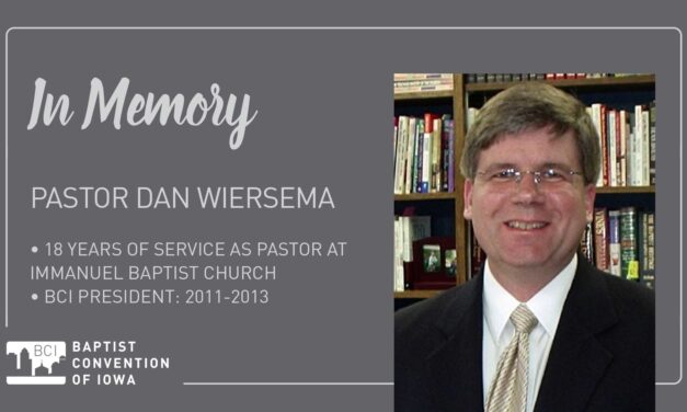 In Memory: Pastor Dan Wiersema