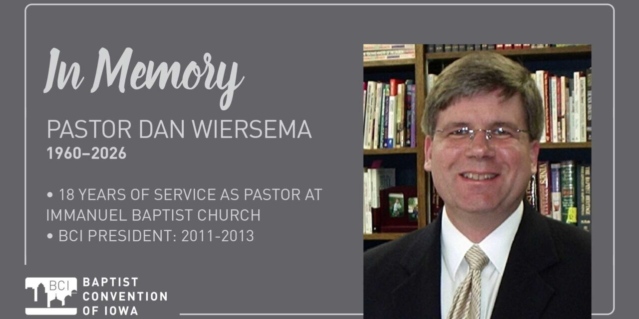 In Memory: Pastor Dan Wiersema
