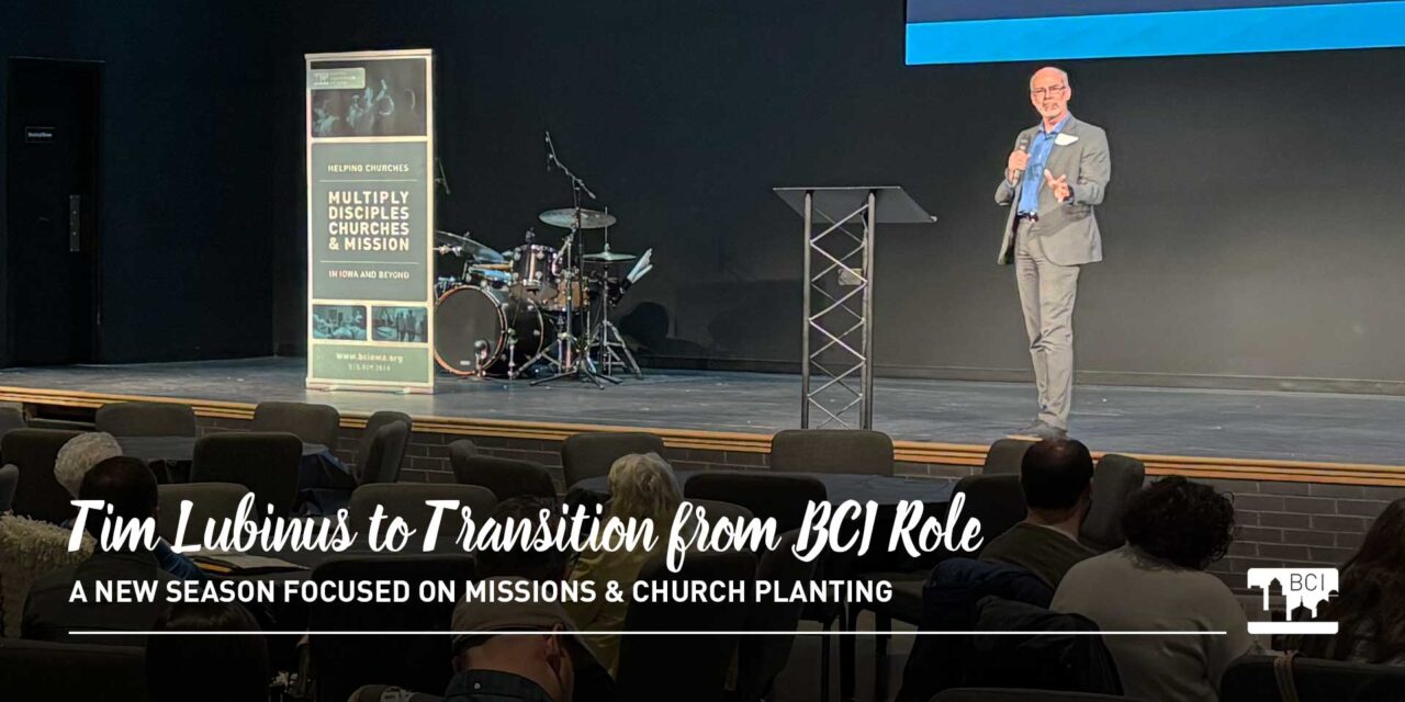 Tim Lubinus to Transition from BCI Leadership